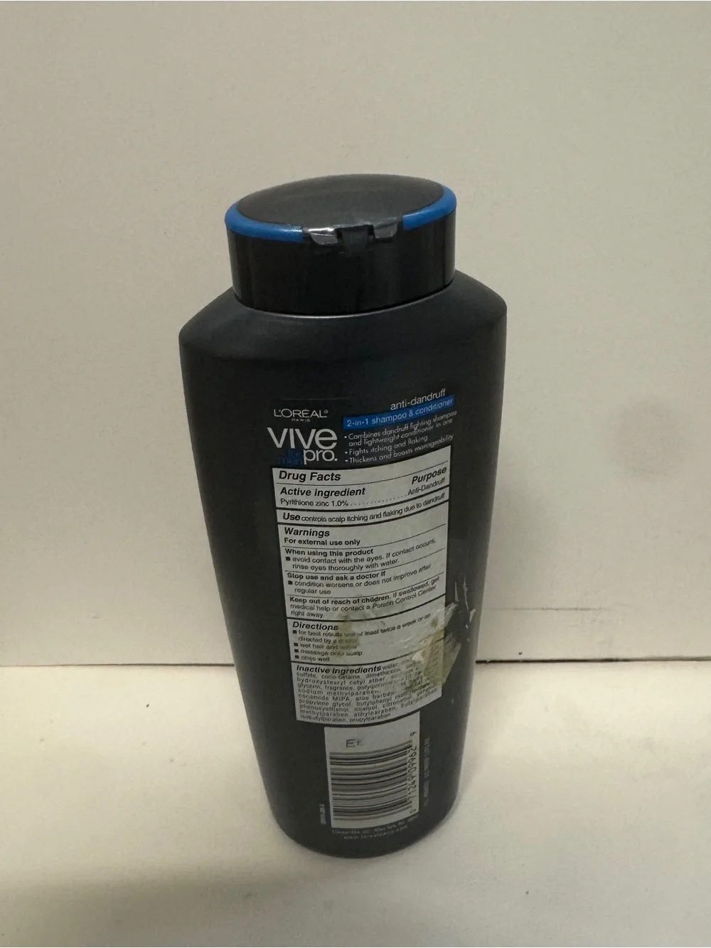 Loreal Vive Pro For Men Anti Dandruff Shampoo 13 OZ